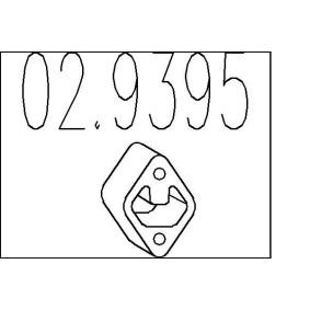 Köp Gummibuffert, ljuddämopare av MTS 02.9395 till det låga priset 44,37 kr