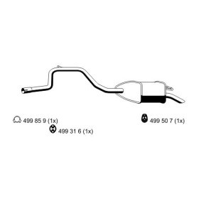 Endschalldämpfer 343114 von ERNST günstig für 97,68 € online kaufen