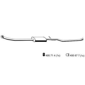 Mittelschalldämpfer 500296 von ERNST günstig für 108,75 € online kaufen