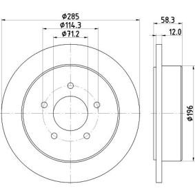 Bremsscheibe MDC1335 von MINTEX günstig für 52,95 € online kaufen