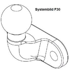 Compre Gancho de reboque, dispositivo de reboque de WESTFALIA online para Transit Mk7 Van (V363, FCD, FDD) a preços moderados
