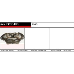 Bremssattel DC73754 von DELCO REMY günstig für 93,37 € online kaufen