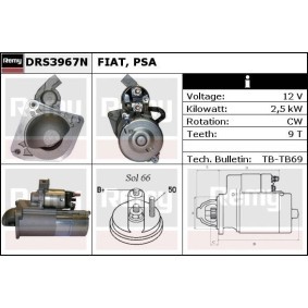 Anlasser DRS3967N von DELCO REMY günstig für 86,98 € online kaufen