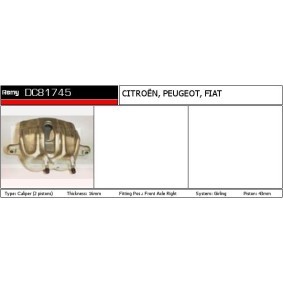 Bremssattel DC81745 von DELCO REMY günstig für 73,43 € online kaufen