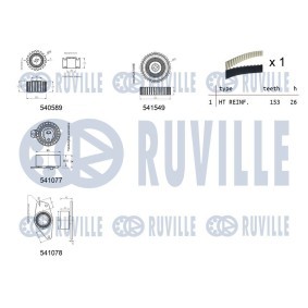 Spannrolle, Zahnriemen für SUZUKI von RUVILLE