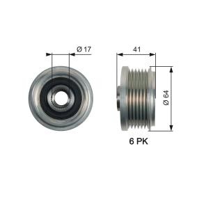 Comprar Rueda libre de alternador de GATES OAP7162 a bajo precio de 79,72 €