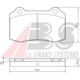 Bremsbeläge 37388 OE DE TOMASO von A.B.S.