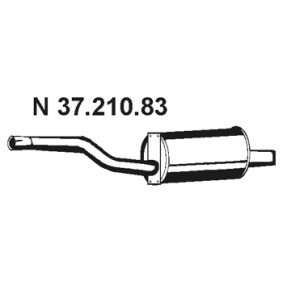 Endschalldämpfer 37.210.83 von EBERSPÄCHER günstig für 101,48 € online kaufen