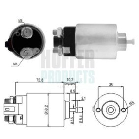 Comprar Solenoide de arranque de HOFFER 6646156 a bajo precio de 30,78 €