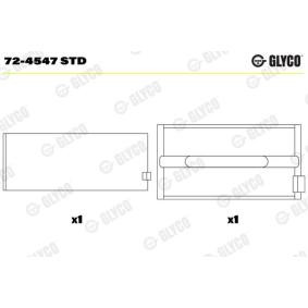 Kurbelwellenlager 72-4547 STD IVECO von GLYCO