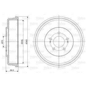 Bremstrommel 237078 von VALEO günstig für 100,06 € online kaufen