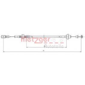 Acquista Cavo acceleratore da METZGER 11.0181 a buon mercato per soli 17,98 €