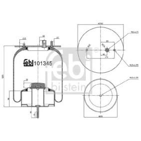 Federbalg, Luftfederung für RENAULT TRUCKS von FEBI BILSTEIN