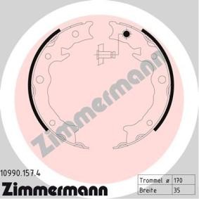 Compre Zapatas de freno de mano de ZIMMERMANN online para IMPREZA Fastback (GP) a precios moderados