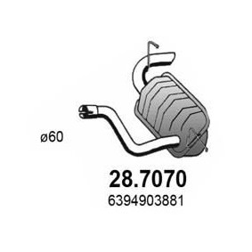 Endschalldämpfer 28.7070 von ASSO günstig für 248,96 € online kaufen