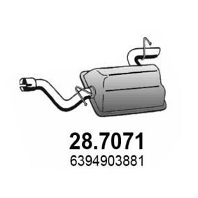 Endschalldämpfer 28.7071 von ASSO günstig für 248,96 € online kaufen