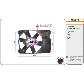 Kühlerlüfter 309.070 von AHE günstig für 125,70 € online kaufen