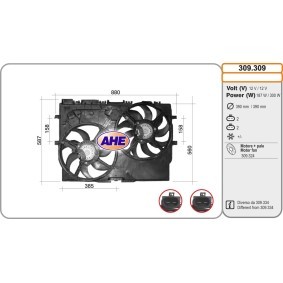 Kühlerlüfter 309.309 von AHE günstig für 212,53 € online kaufen
