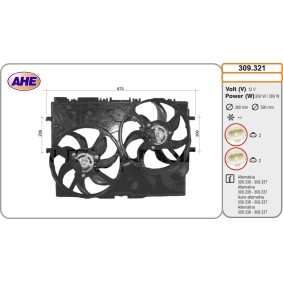 Kühlerlüfter 309.321 von AHE günstig für 231,71 € online kaufen
