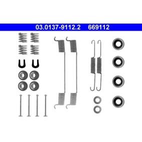 Acquista Kit accessori, ganasce freno da ATE online per BLUEBIRD Hatchback (T72, T12) a prezzi moderati