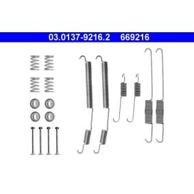 Comprar Juego de accesorios, zapatas de freno de ATE 03.0137-9216.2 a bajo precio de 17,56 €
