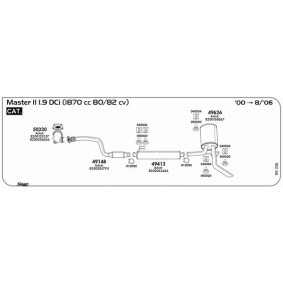 Compre Panela de escape central da SIGAM 50479 a um preço baixo por 86,01 €