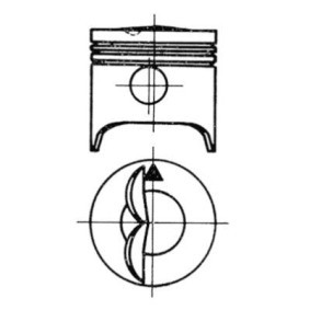 Reparatursatz, Radbremszylinder des Herstellers KOLBENSCHMIDT - Originalware Artikelnummer: 91587640
