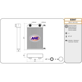 Wärmetauscher, Innenraumheizung für MINI von AHE