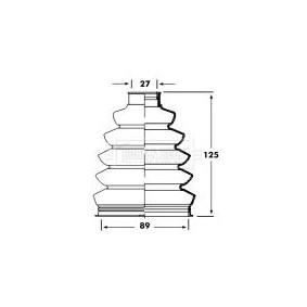 Faltenbalgsatz, Antriebswelle BCB2358 von BORG & BECK günstig für 23,99 € online kaufen
