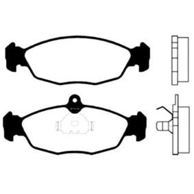 Bremsbeläge für DAEWOO von KAVO PARTS