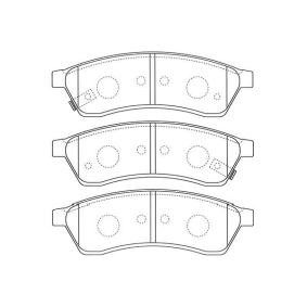 Bremsbeläge für DAEWOO von KAVO PARTS