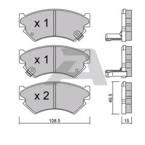 Bremsbeläge für SUBARU von AISIN