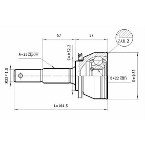 Gelenksatz, Antriebswelle C.503 von STATIM günstig für 24,56 € online kaufen
