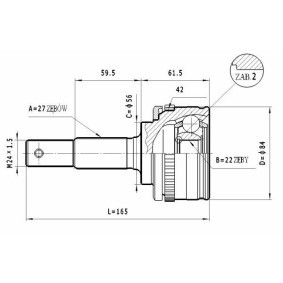 Gelenksatz, Antriebswelle C.511 von STATIM günstig für 29,32 € online kaufen