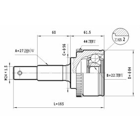 Gelenksatz, Antriebswelle C.520 von STATIM günstig für 25,62 € online kaufen