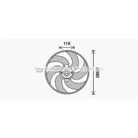 Kühlerlüfter CN7555 von PRASCO günstig für 170,20 € online kaufen
