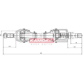 Comprar Árbol de transmisión de KAMOKA CT1138933 a bajo precio de 38,50 €