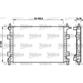 Kühler, Motorkühlung für FORD von VALEO