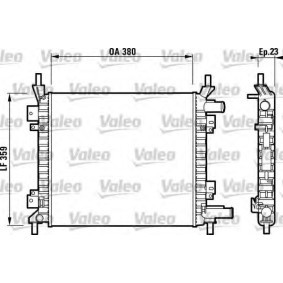 Kühler, Motorkühlung für FORD von VALEO