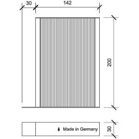 Innenraumfilter für SUZUKI von DIEDERICHS