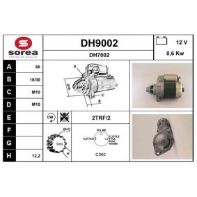 Compre Motor de arranque da SNRA DH9002 a um preço baixo por 123,25 €