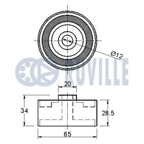 Comprar Amortiguador de oscilaciones, correa dentada de RUVILLE 57061 a bajo precio de 67,63 €