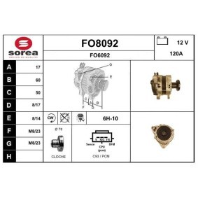 Køb Generator af SNRA FO8092 til den lave pris 1435,48 DKK