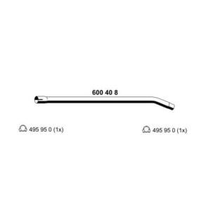 Compre Tubo de escape da ERNST 600408 a um preço baixo por 81,40 €