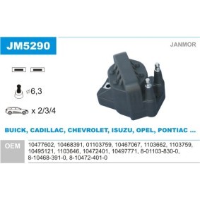Acquista Bobina d'accensione da JANMOR JM5290 a buon mercato per soli 23,22 €
