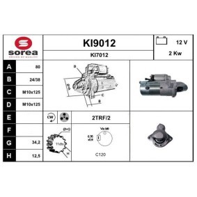 Acquista Motorino avviamento da SNRA KI9012 a buon mercato per soli 228,37 €