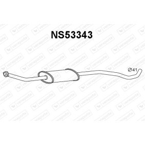 Mittelschalldämpfer für NISSAN von VENEPORTE