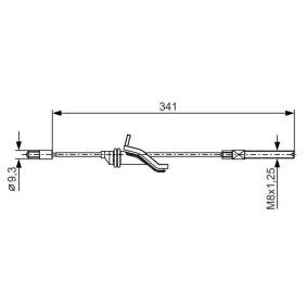 Handbremsseil 1 987 482 188 von BOSCH günstig für 16,48 € online kaufen