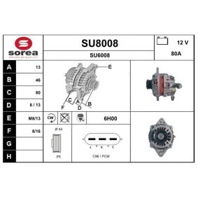 Lichtmaschine für SUBARU von SNRA
