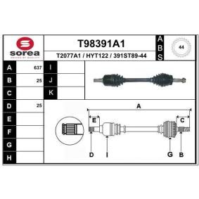 Antriebswelle T98391A1 von EAI günstig für 128,95 € online kaufen